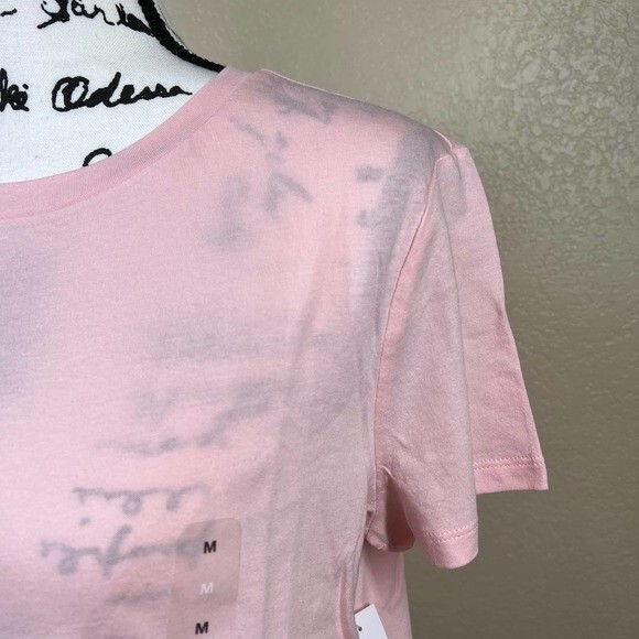 Gap pink  tee women  light Pink short sleeve casual top size M - Picture 7 of 11
